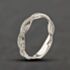 Pre-Owned White Gold Cubic Zirconia Twist Band Ring 41104399