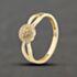 Pre-Owned Yellow Gold Cubic Zirconia Round Cluster Ring 41104430