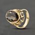 Pre-Owned 9ct Yellow Gold Smoky Quartz Oval Dress Ring 41104460