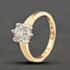 Pre-Owned 9ct Yellow Gold Cubic Zirconia Single Stone Dress Ring 41104466