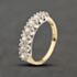 Pre-Owned 9ct Two Colour Gold Cubic Zirconia Seven Stone Ring 41104474