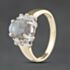 Pre-Owned 9ct Yellow Gold Labradorite & White Topaz Dress Ring 41104489
