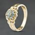 Pre-Owned 9ct Yellow Gold Alexandrite Cluster Ring 41104495