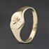 Pre-Owned 9ct Yellow Gold Heart Signet Ring 41104511