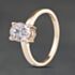 Pre-Owned 9ct Rose Gold Kunzite Oval Dress Ring 41104559