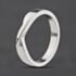 Pre-Owned 9ct White Gold Twist Ring 41104617