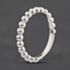 Pre-Owned 9ct White Gold Bead Dress Ring 41104618