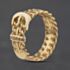 Pre-Owned Vintage Yellow Gold Curb Design Buckle Ring 41104625