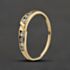 Pre-Owned 9ct Yellow Gold Cubic Zirconia Half Eternity Ring 41104658
