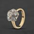 Pre-Owned 9ct Yellow Gold Cubic Zirconia Seven Stone Cluster Ring 41104665