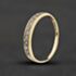 Pre-Owned 9ct Yellow Gold Cubic Zirconia Half Eternity Ring 41104676