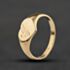 Pre-Owned 9ct Yellow Gold Heart Signet Ring 41104690