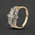 Pre-Owned 9ct Yellow Gold Cubic Zirconia Cluster Ring 41104692