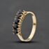 Pre-Owned 9ct Yellow Gold Sapphire Five Stone Ring 41104731