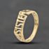 Pre-Owned 9ct Yellow Gold Sister Signet Ring 41104732