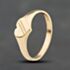 Pre-Owned 9ct Yellow Gold Heart Engraved Signet Ring 41104773