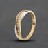 Pre-Owned 9ct Two Colour Gold Diamond Twist Crossover Ring 41104774