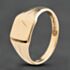 Pre-Owned 9ct Yellow Gold Square Signet Ring 41104777