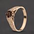 Pre-Owned 9ct Yellow Gold Ruby Flower Cluster Ring 41104794