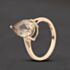 Pre-Owned 9ct Yellow Gold Yellow Beryl Teardrop Dress Ring 41104796
