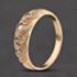 Pre-Owned 9ct Yellow Gold Cubic Zirconia Twist Five Stone Ring 41104803