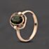 Pre-Owned Yellow Gold Diopside Art Deco Style Dress Ring 41104805