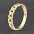 Pre-Owned 9ct Yellow Gold Openwork Curb Signet Ring 41104874
