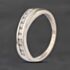 Pre-Owned 9ct White Gold Cubic Zirconia Half Eternity Ring 41104906