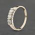 Pre-Owned 18ct White Gold 0.79ct Brilliant Cut Tension Set Three Stone Ring 411202158048