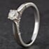 Pre-Owned 18ct White Gold 0.50ct Brilliant Cut Diamond Solitaire Ring 41482577