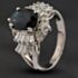 Pre-Owned 14ct White Gold 2.00ct Sapphire & 0.90ct Diamond Halo Cluster Ring 41121025