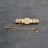 Pre-Owned Vintage Style 9ct Three Colour Gold Ornate Flower Design Brooch 41131131