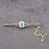 Pre-Owned Vintage Yellow Gold Paste Bar Brooch 41131165