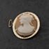 Pre-Owned 9ct Yellow Gold Cameo Oval Brooch 41131176