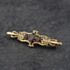 Pre-Owned 9ct Yellow Gold Garnet Set Brooch 41131177