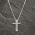 Pre-Owned 18ct White Gold Brilliant Cut Diamond Split Pendant & 18 Inch Trace Chain 41142249