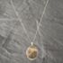 Pre-Owned 9ct Yellow Gold Oval Part-Engraved Locket Pendant & 18 Inch Curb Chain 41142592