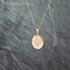 Pre-Owned 9ct Yellow Gold Hand Engraved Oval Floral Design Locket Pendant & 18 Inch Curb Chain 41142736