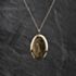 Pre-Owned 9ct Yellow Gold Large Oval Hand Engraved Locket Pendant & 22 Inch Prince Of Wales Chain 41142767