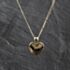 Pre-Owned 9ct Yellow Gold Hand Engraved Heart Locket Pendant & 18 Inch Figaro Chain 41142768