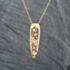 Pre-Owned 18ct Two Colour Gold Diamond Clogau Gemstone Pendant & 18 Inch Trace Chain 41142820