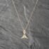 Pre-Owned 18ct Yellow Gold Unheated Green Tanzanite Pendant & 19 Inch Box Chain 41142873