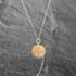 Pre-Owned 9ct Yellow Gold Circular Golf Scene Pendant & 20 Inch Trace Chain 41142956