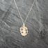 Pre-Owned 9ct Yellow Gold Openwork St Christopher Pendant & 18 Inch Curb Chain 41143018
