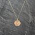 Pre-Owned 9ct Yellow Gold Hexagonal St Christopher Pendant & 18 Inch Curb Chain 41143066