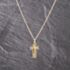 Pre-Owned 9ct Yellow Gold Crucifix Cross Pendant & 24 Inch Prince Of Wales Chain 41143242