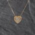Pre-Owned 18ct Rose Gold 1.00ct Brilliant Cut Diamond Heart Cluster Pendant & 16-18 Inch Box Chain 41143342
