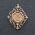 Pre-Owned Yellow Gold Diamond 2000 Queen Elizabeth Half Sovereign Loose Pendant 41143479