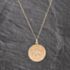 Pre-Owned 9ct Yellow Gold St Christopher Pendant & 18 Inch Curb Chain 41143584