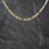 Pre-Owned 9ct Two Colour Gold 16 Inch Figaro Chain 41162383